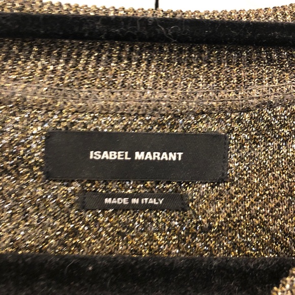 EUC Sz 38 Isabel Marant Watson Lurex Camo Sweater - Picture 4 of 6